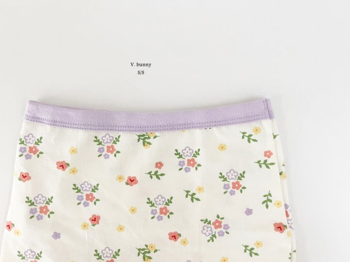 V Bunny - Korean Children Fashion - #childrensboutique - Flower Underwear Set - 8