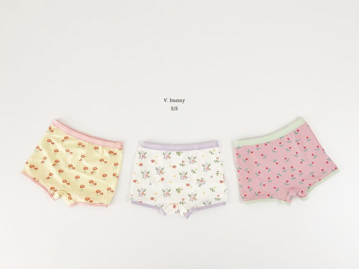 V Bunny - Korean Children Fashion - #discoveringself - Flower Underwear Set - 10