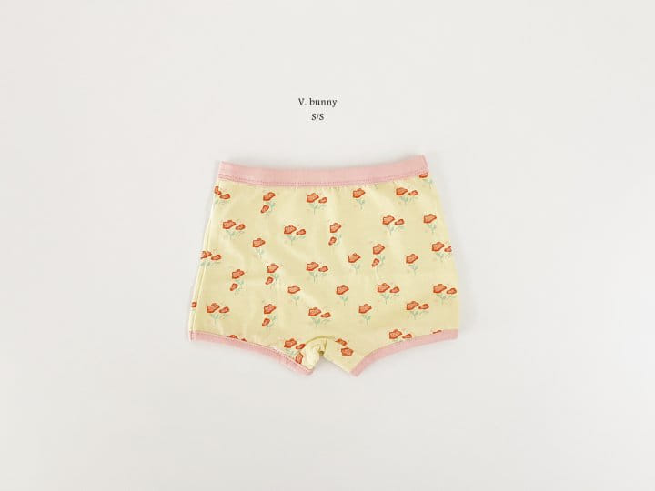V Bunny - Korean Children Fashion - #prettylittlegirls - Flower Underwear Set - 3