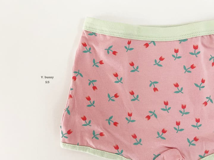 V Bunny - Korean Children Fashion - #stylishchildhood - Flower Underwear Set - 6
