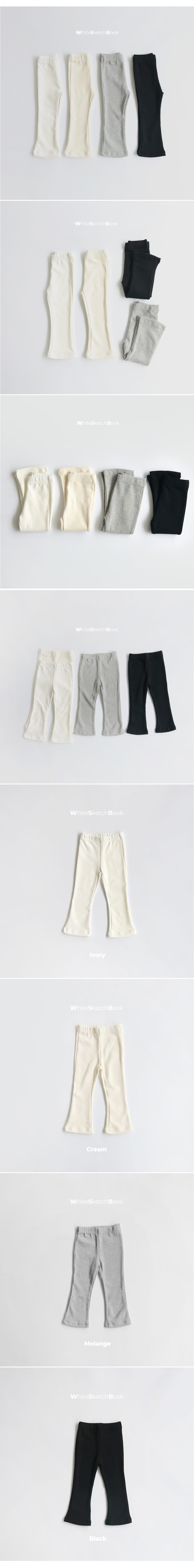 Whitesketchbook - Korean Children Fashion - #Kfashion4kids - Bootscut Leggings - 3