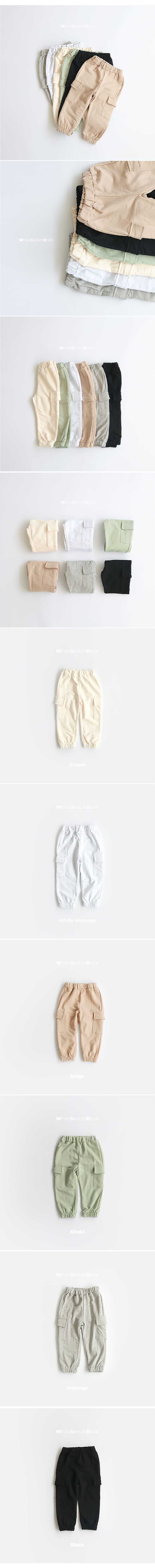 Whitesketchbook - Korean Children Fashion - #childofig - Cargo Pants - 4
