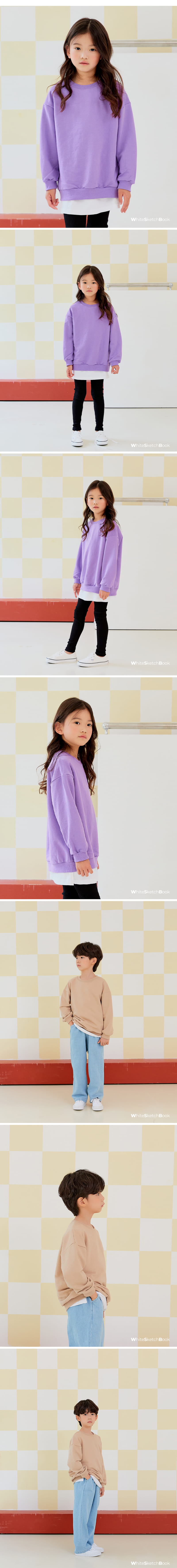 Whitesketchbook - Korean Children Fashion - #discoveringself - New Basic Sweatshirt - 2
