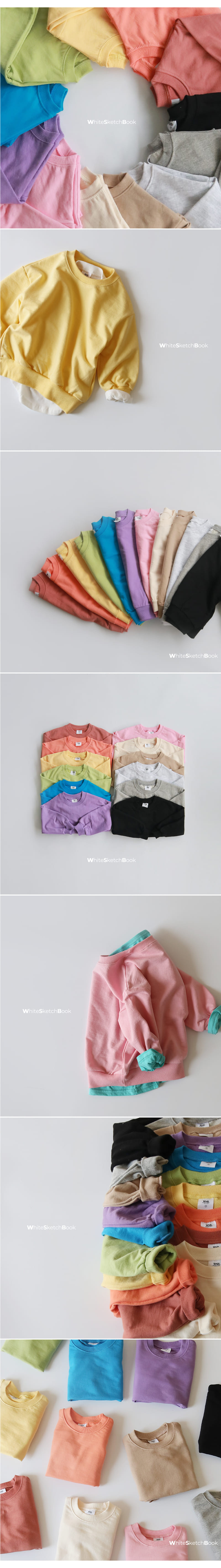 Whitesketchbook - Korean Children Fashion - #fashionkids - New Basic Sweatshirt - 4