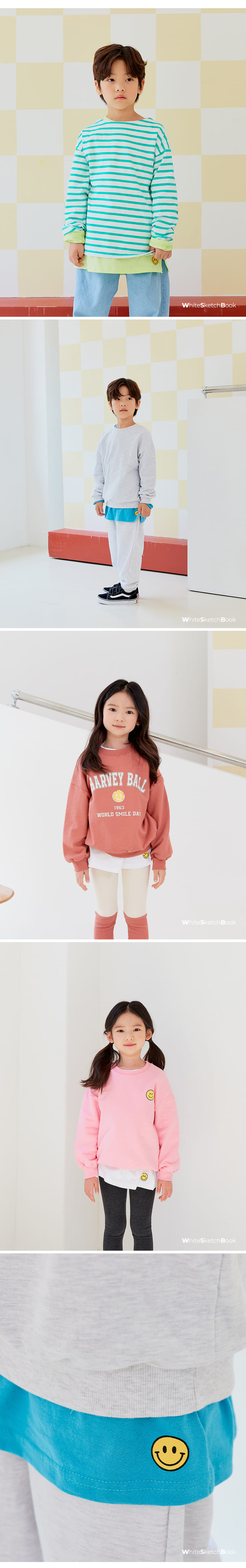 Whitesketchbook - Korean Children Fashion - #minifashionista - Long Sleeves Layered Tee - 2