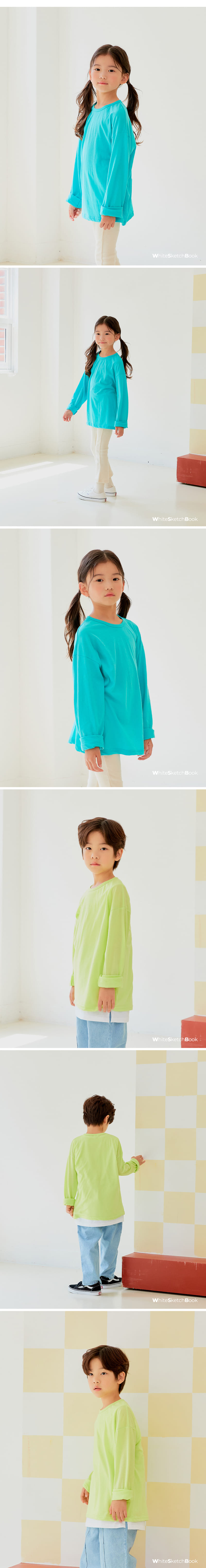Whitesketchbook - Korean Children Fashion - #toddlerclothing - Soft Washing Tee - 2