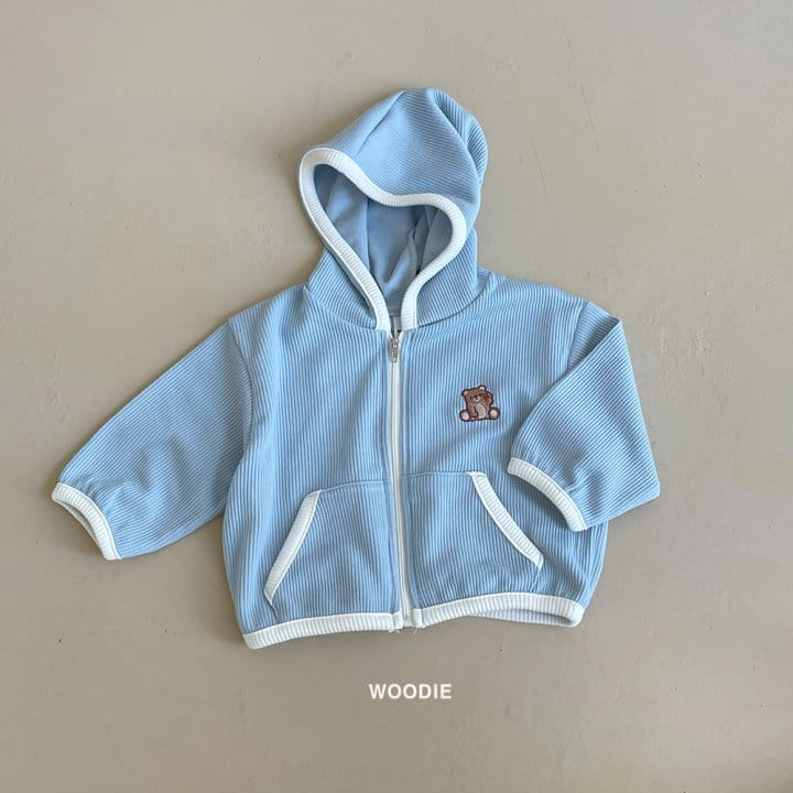 Woodie - Korean Baby Fashion - #babyboutique - V Hoody Zip-up - 3