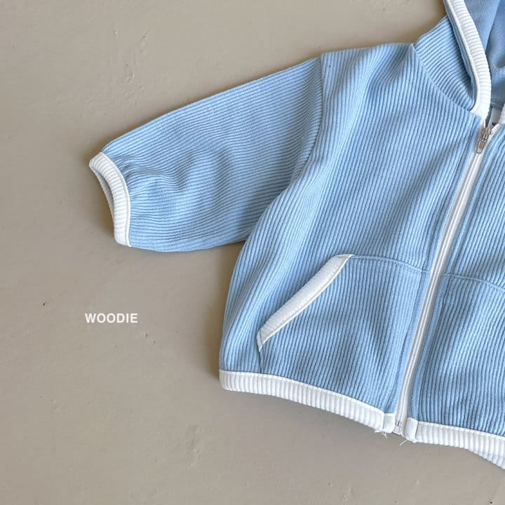 Woodie - Korean Baby Fashion - #babyclothing - V Hoody Zip-up - 5