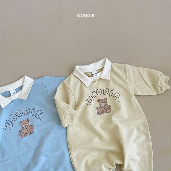 Woodie - Korean Baby Fashion - #babyfever - Collar Bodysuit
