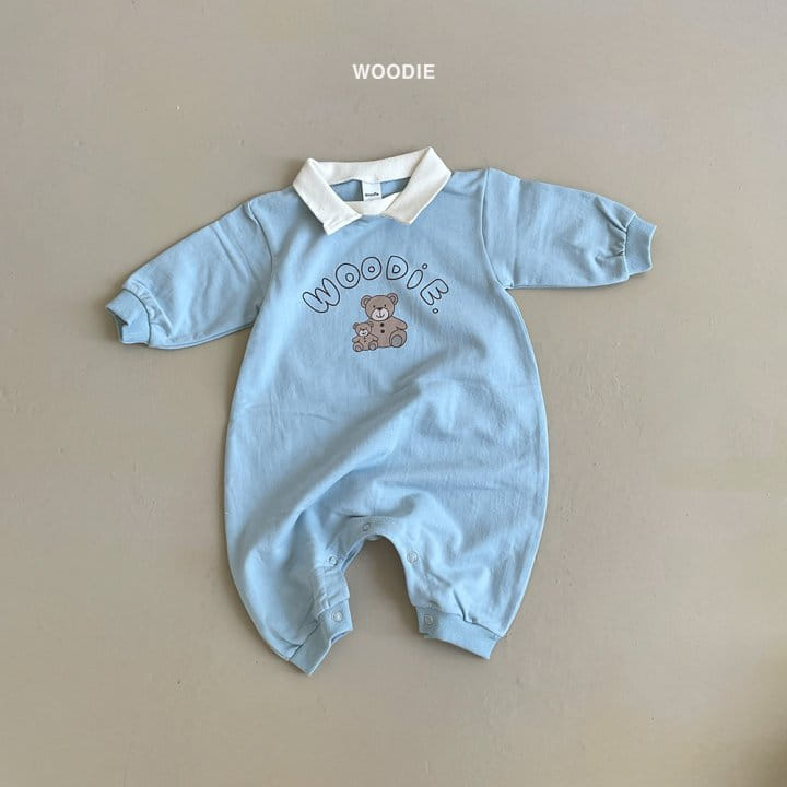 Woodie - Korean Baby Fashion - #babygirlfashion - Collar Bodysuit - 2