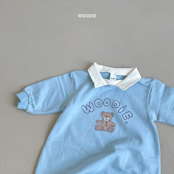 Woodie - Korean Baby Fashion - #babylifestyle - Collar Bodysuit - 3