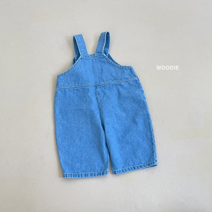 Woodie - Korean Baby Fashion - #babyoninstagram - Denim Dungarees Pants - 2