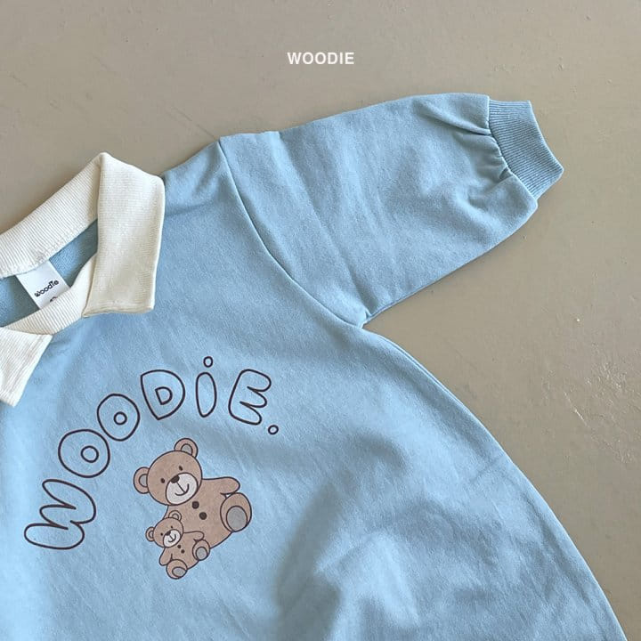 Woodie - Korean Baby Fashion - #babyootd - Collar Bodysuit - 5