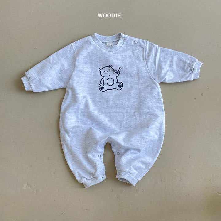 Woodie - Korean Baby Fashion - #babyoutfit - Hi Bear Bodysuit - 3