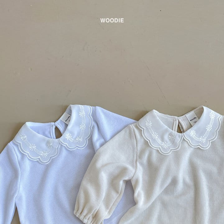 Woodie - Korean Baby Fashion - #babyoutfit - Lia Collar Tee