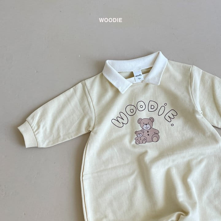 Woodie - Korean Baby Fashion - #babyoutfit - Collar Bodysuit - 7