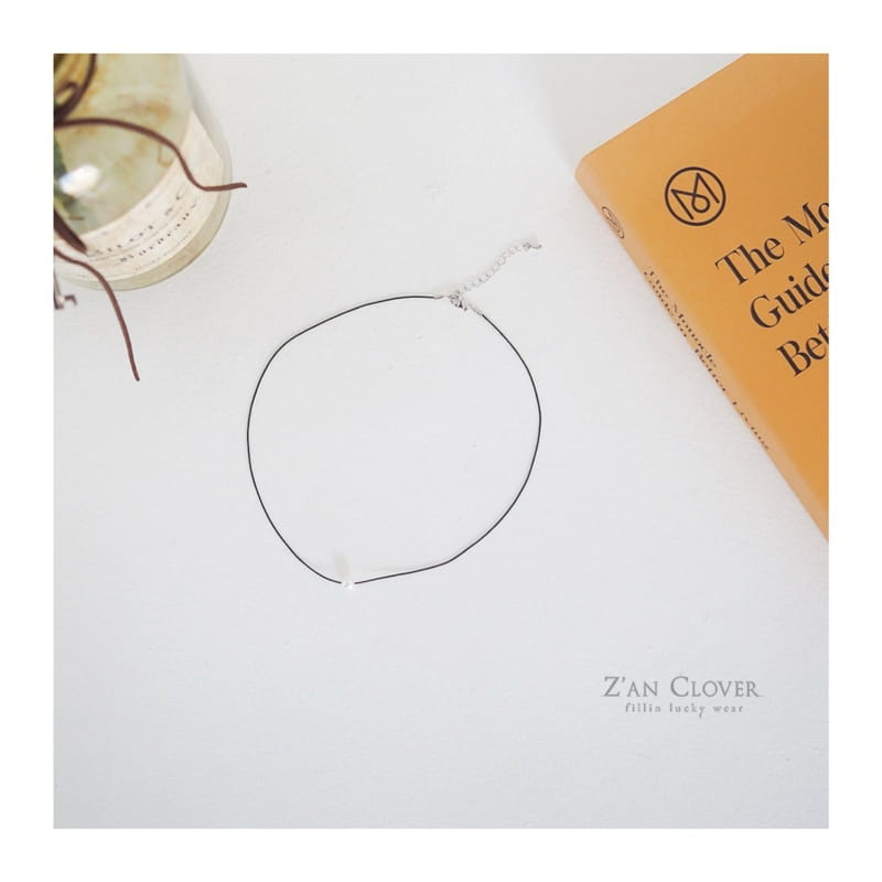 Zan Clover - Korean Children Fashion - #Kfashion4kids - Point Pearl Necklace