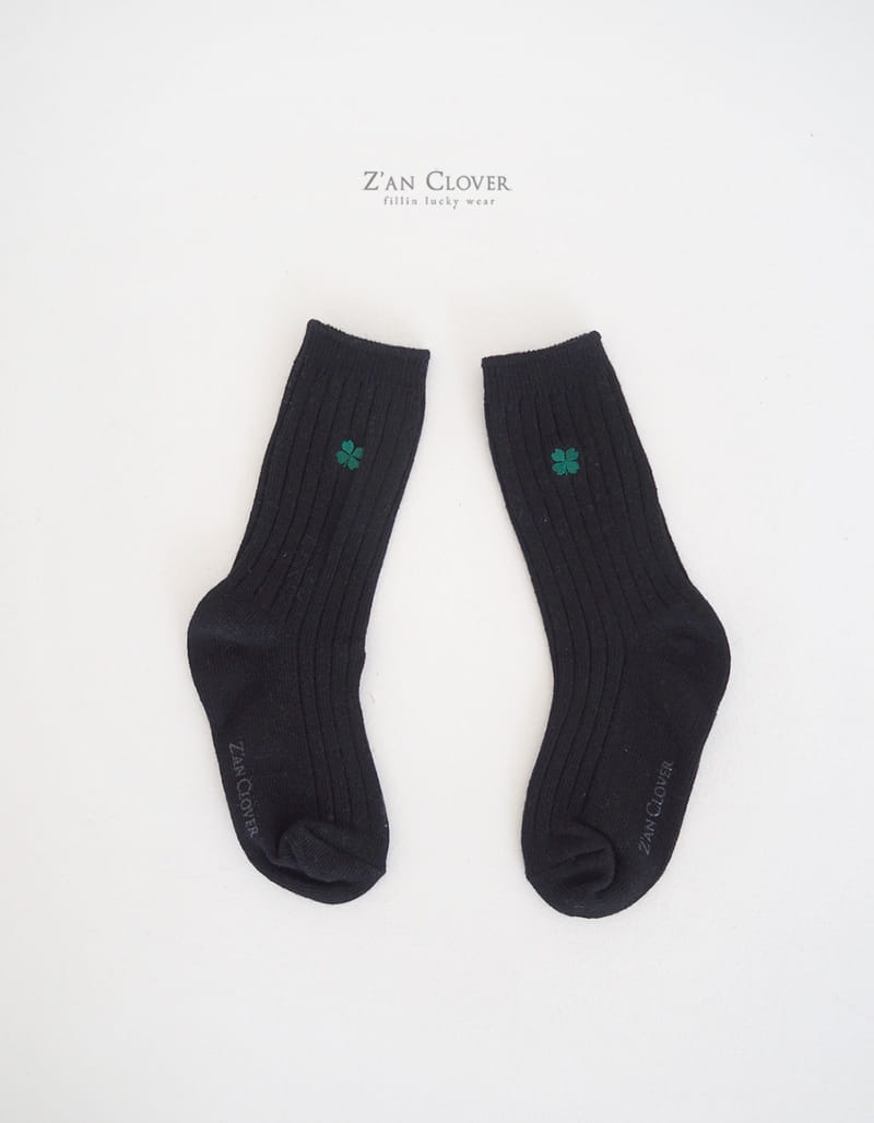 Zan Clover - Korean Children Fashion - #childofig - Basic Clover Socks - 8