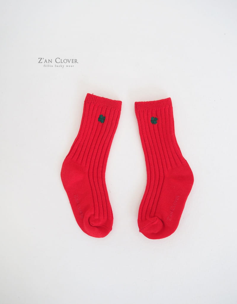 Zan Clover - Korean Children Fashion - #childofig - Vivid Clover Socks - 7