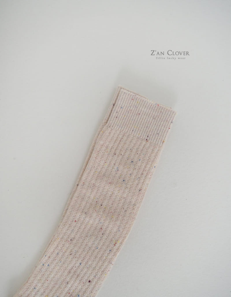Zan Clover - Korean Children Fashion - #childofig - Plain Over Knee Socks - 5
