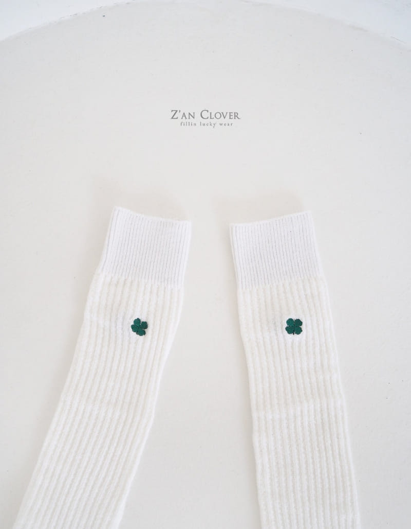 Zan Clover - Korean Children Fashion - #childrensboutique - Clover Socks - 7