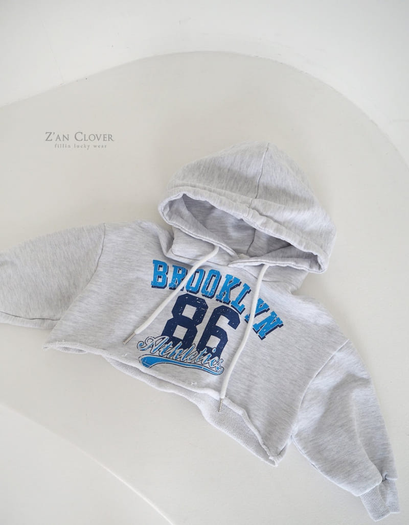 Zan Clover - Korean Children Fashion - #childrensboutique - 86 Crop Hoody - 4