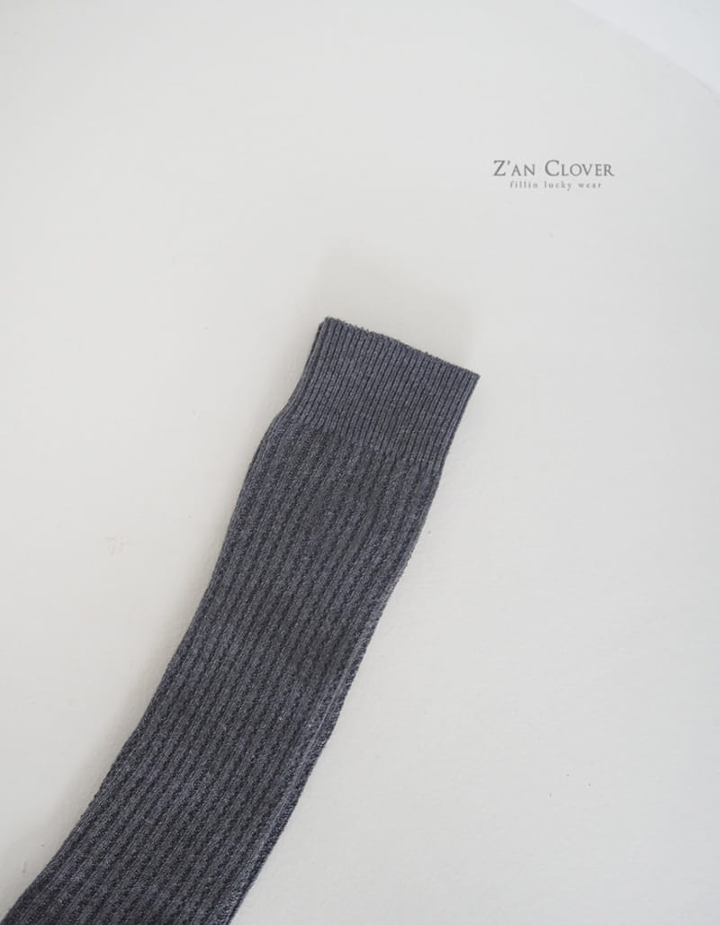 Zan Clover - Korean Children Fashion - #designkidswear - Plain Over Knee Socks - 7