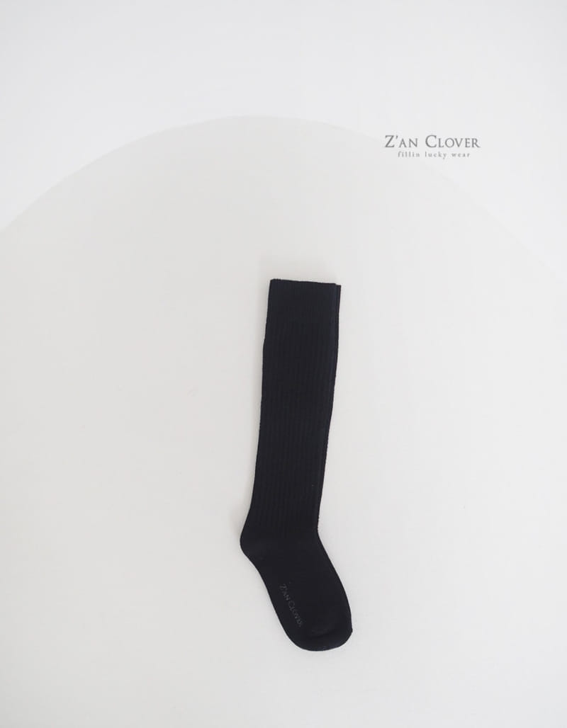 Zan Clover - Korean Children Fashion - #discoveringself - Plain Over Knee Socks - 8