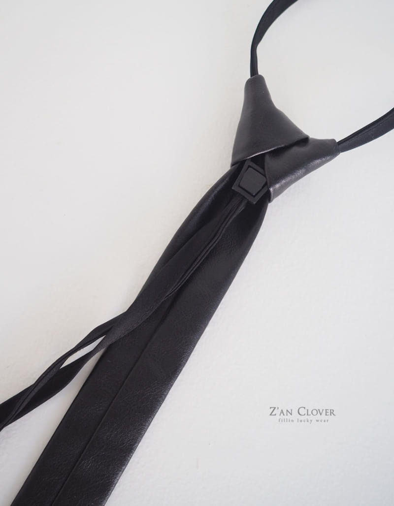 Zan Clover - Korean Children Fashion - #kidsshorts - Leather Neck Tie - 5