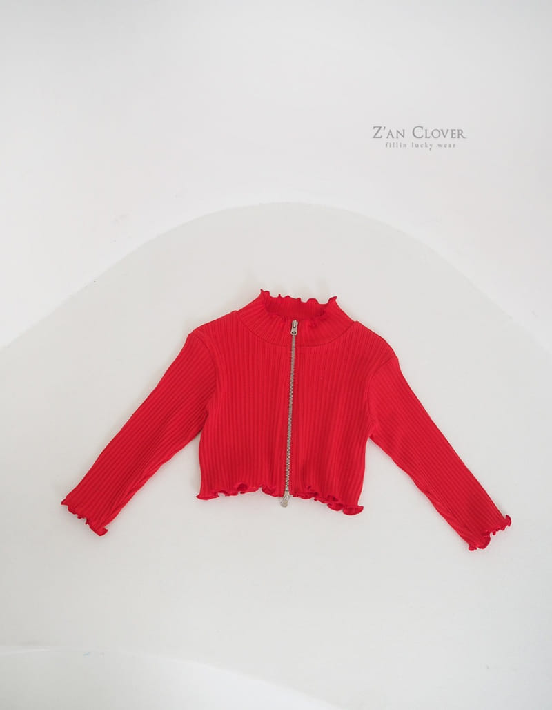 Zan Clover - Korean Children Fashion - #prettylittlegirls - Rib Two Way Cardigan - 10