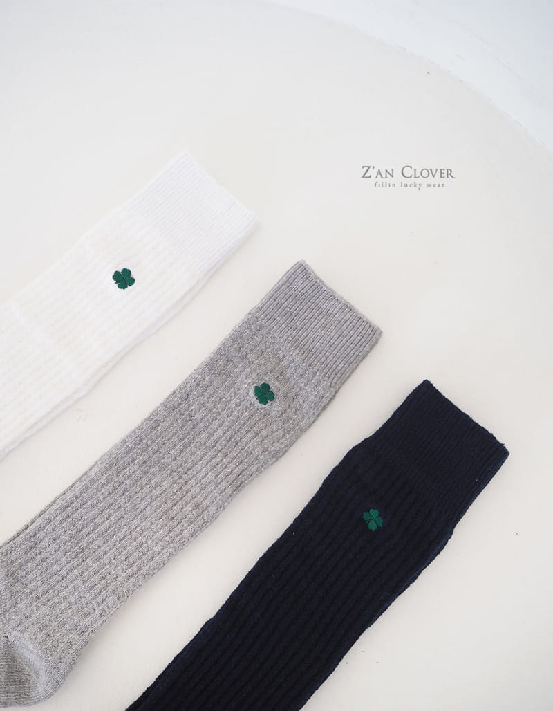 Zan Clover - Korean Children Fashion - #minifashionista - Clover Socks - 4