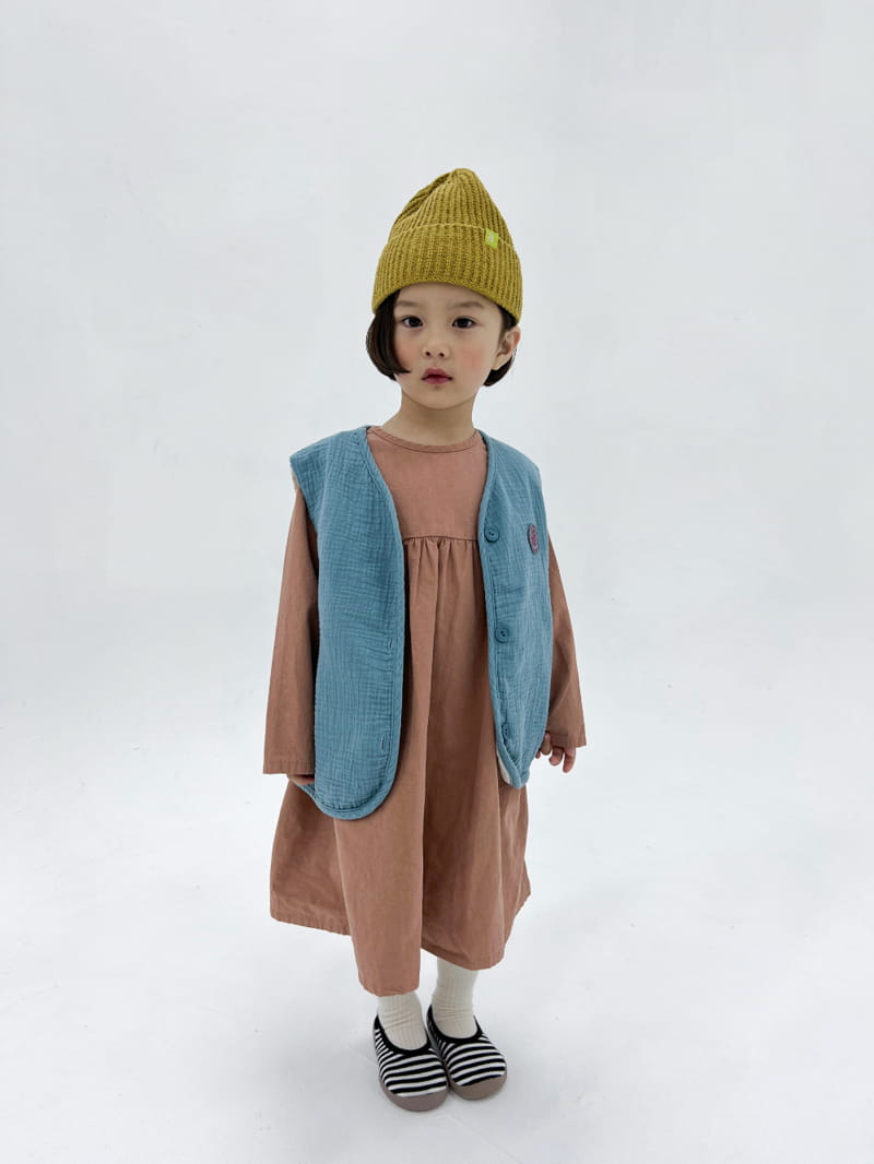 a-Market - Korean Children Fashion - #Kfashion4kids - Circle Vest - 2