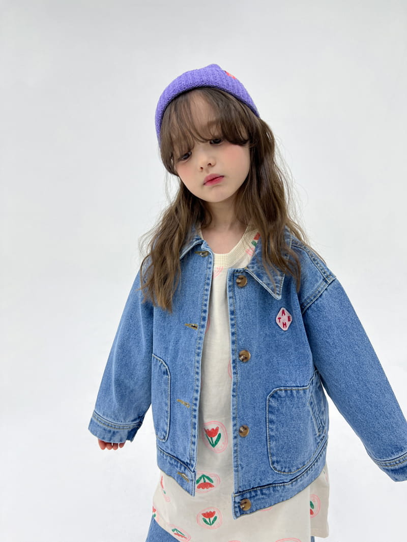 a-Market - Korean Children Fashion - #Kfashion4kids - A Dneim Jacket - 7