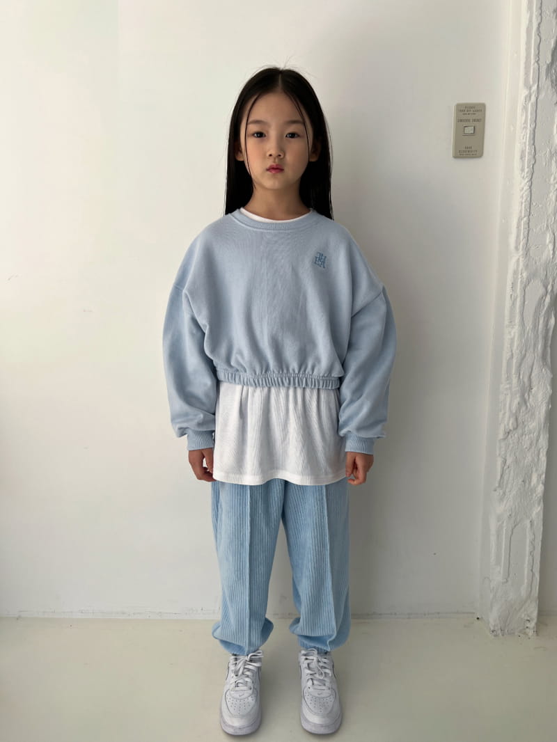 a-Market - Korean Children Fashion - #Kfashion4kids - Crop Banding Sweatshirt - 10