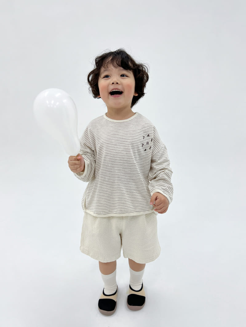 a-Market - Korean Children Fashion - #childofig - Stripes Piping Tee - 3