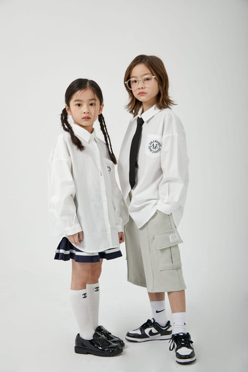 a-Market - Korean Children Fashion - #designkidswear - A Embrodiery Shirt - 2