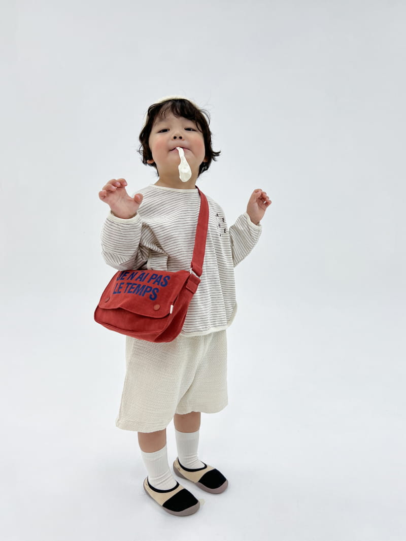 a-Market - Korean Children Fashion - #discoveringself - Stripes Piping Tee - 7