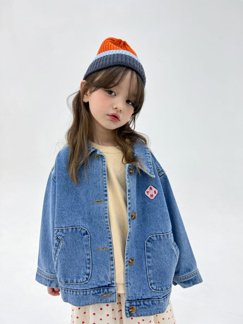 a-Market - Korean Children Fashion - #discoveringself - A Dneim Jacket - 2