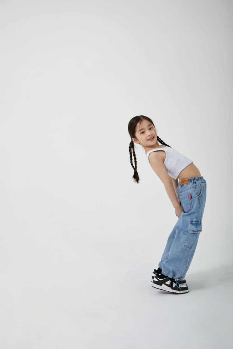 a-Market - Korean Children Fashion - #discoveringself - Crop Sleeveless - 3