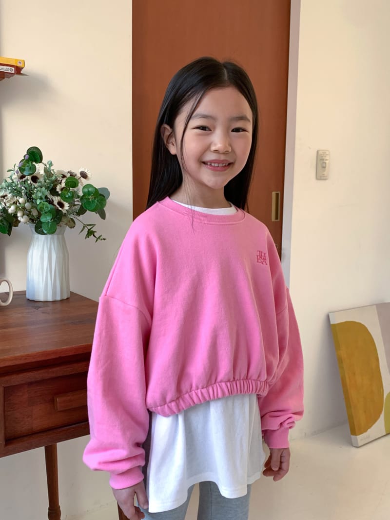 a-Market - Korean Children Fashion - #discoveringself - Crop Banding Sweatshirt - 5