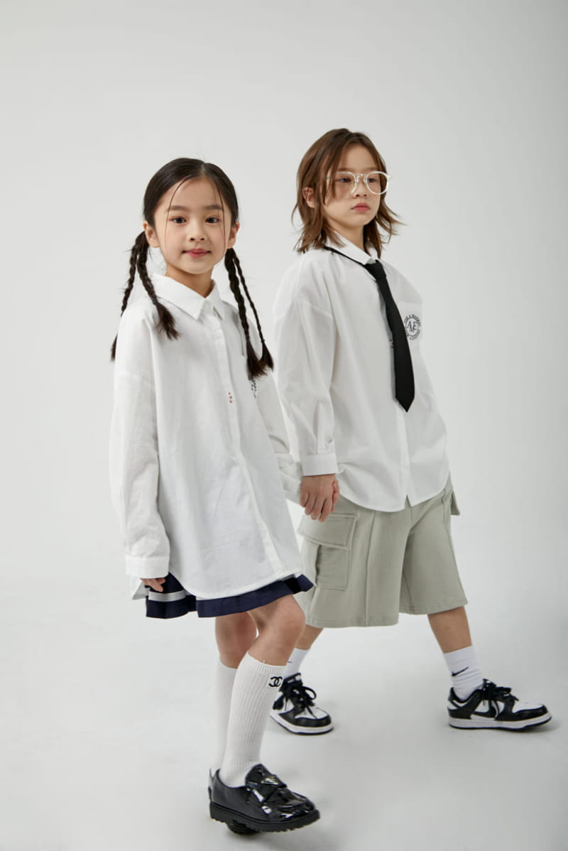 a-Market - Korean Children Fashion - #discoveringself - A Embrodiery Shirt - 4