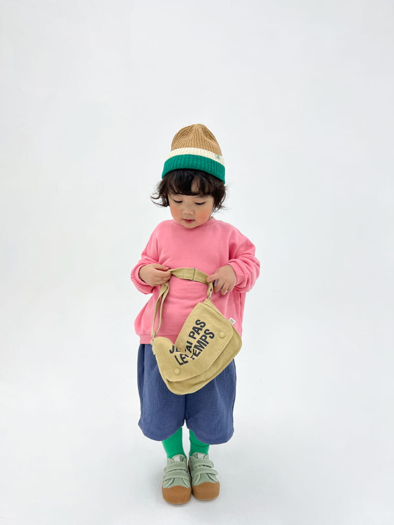 a-Market - Korean Children Fashion - #kidsshorts - Slit Sweatshirt - 3
