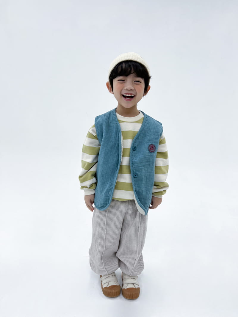 a-Market - Korean Children Fashion - #kidsshorts - Waffle Pants - 12