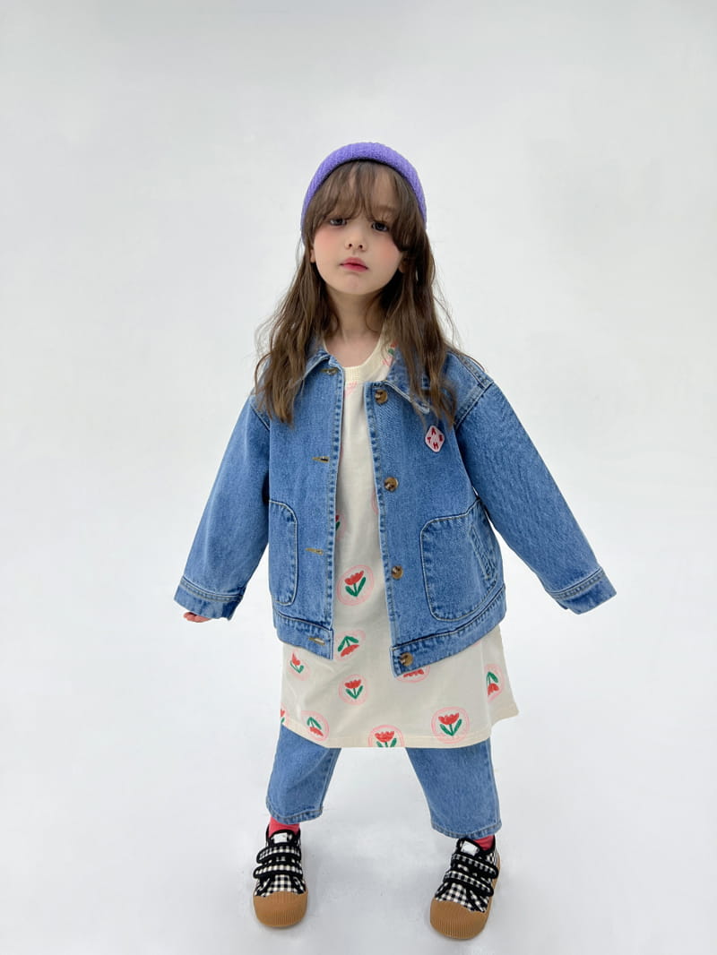 a-Market - Korean Children Fashion - #kidsshorts - Baggy Jeans - 6