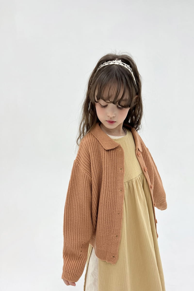 a-Market - Korean Children Fashion - #kidsshorts - Collar Cardigan