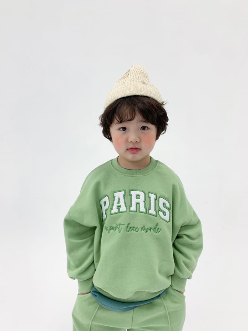 a-Market - Korean Children Fashion - #kidsshorts - Paris Sweatshirt - 12