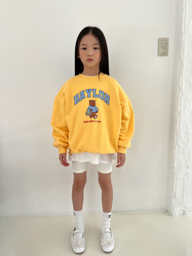 a-Market - Korean Children Fashion - #kidsshorts - Bear Sweatshirt - 11