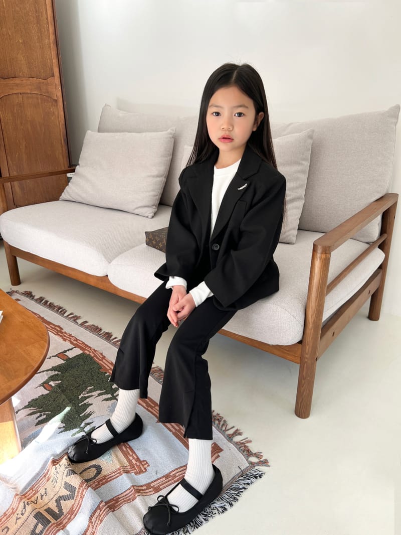 a-Market - Korean Children Fashion - #kidsshorts - Span Bootscut Pants