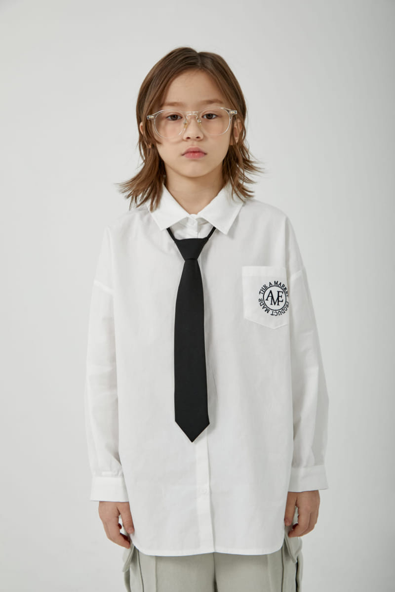 a-Market - Korean Children Fashion - #kidsstore - A Embrodiery Shirt - 6
