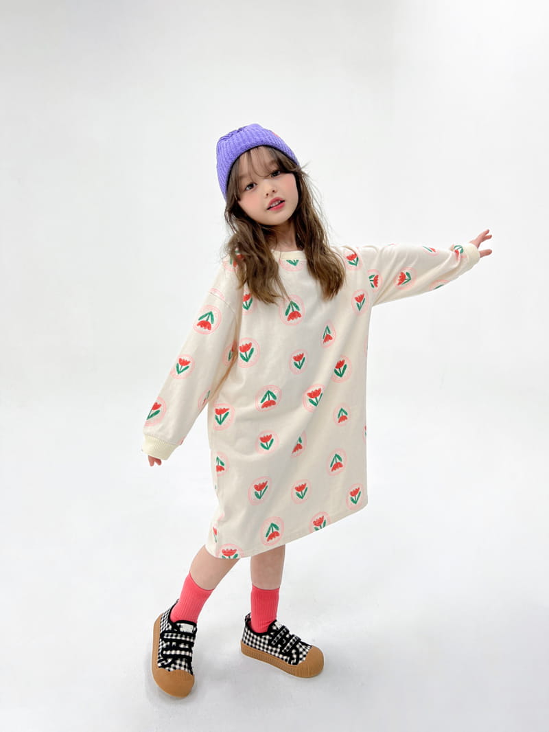 a-Market - Korean Children Fashion - #kidsstore - Tulip One-piece - 7